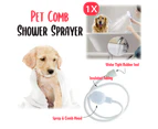 Single Tap Pets Shower Spray Hose Head Dog Bath Tub Washing