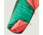 Kathmandu Mini Globe Kids Warm Water Repellent Quick Drying Camping Sleeping Bag - Green Alhambra/Dark Spruce