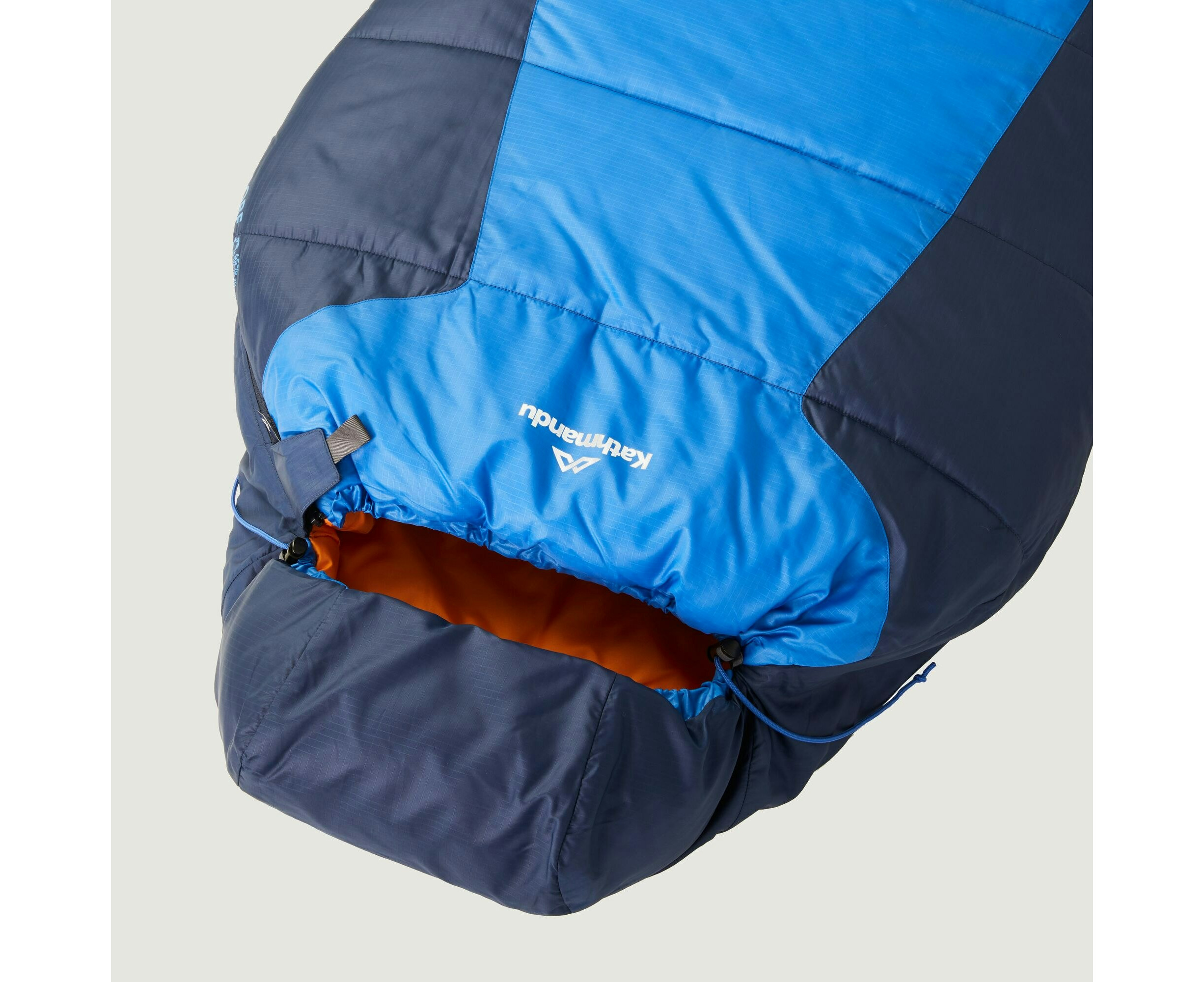 Kathmandu Mini Globe Kids Warm Water Repellent Quick Drying Camping Sleeping Bag Azure Dark Blue Catch