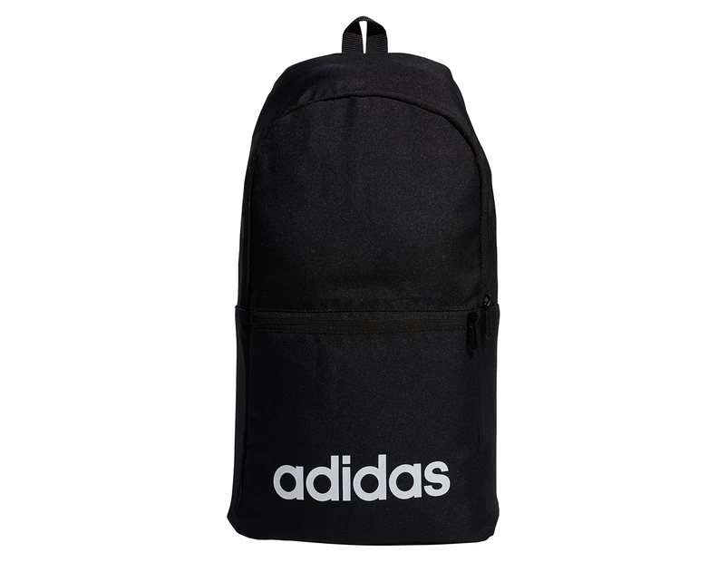 Adidas 20L Linear Classic Daily Backpack - Black/White