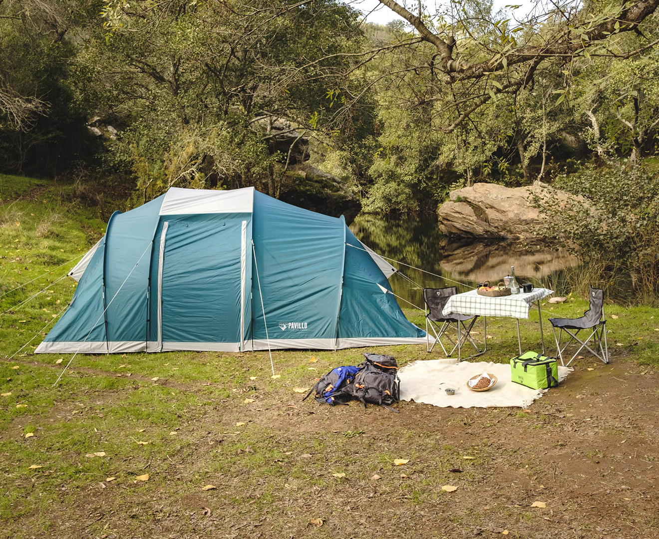Tente de camping 6 places Family Ground 6 Pavillo™ 490 x 280 x 200 cm–  Bestway