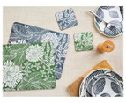 Set of 4 Maxwell & Williams 34x26.5cm Cork Back Placemats - Island Green