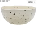 2 x Ecology Speckle Laksa Bowls 20cm - Polka