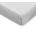 Boori Compact Cot Fitted Sheet - Grey