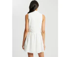 THE FATED Women's Emalie Mini Dress - White - Mini Dress