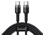 Baseus 100W USB C To USB Type C Cable USBC PD Fast Charger Cable-Black&Gray