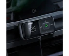 Baseus FM Modulator Transmitter Bluetooth 5.0 FM Radio 3.1A USB Car Charger
