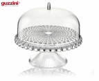 Guzzini 30cm Tiffany Cake Stand w/ Dome - Clear