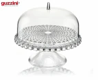 Guzzini Tiffany 30x27cm Cake Stand Dessert Display Holder w/ Dome Lid Clear