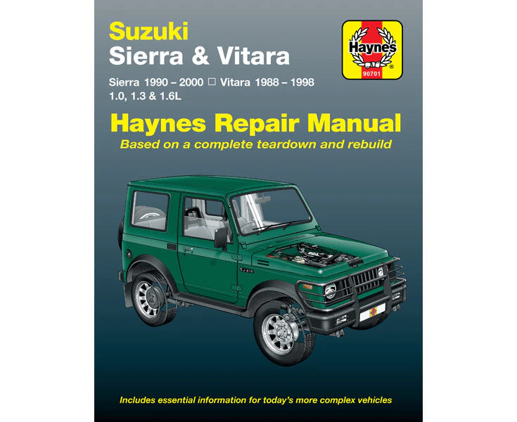 Suzuki Sierra 1988-2000/Vitara 1988-1998 Repair Manual | Suzuki Sierra Service & Repair Workshop Manual