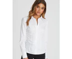 WILLA Women's Kendrick Shirt - White - Shirt