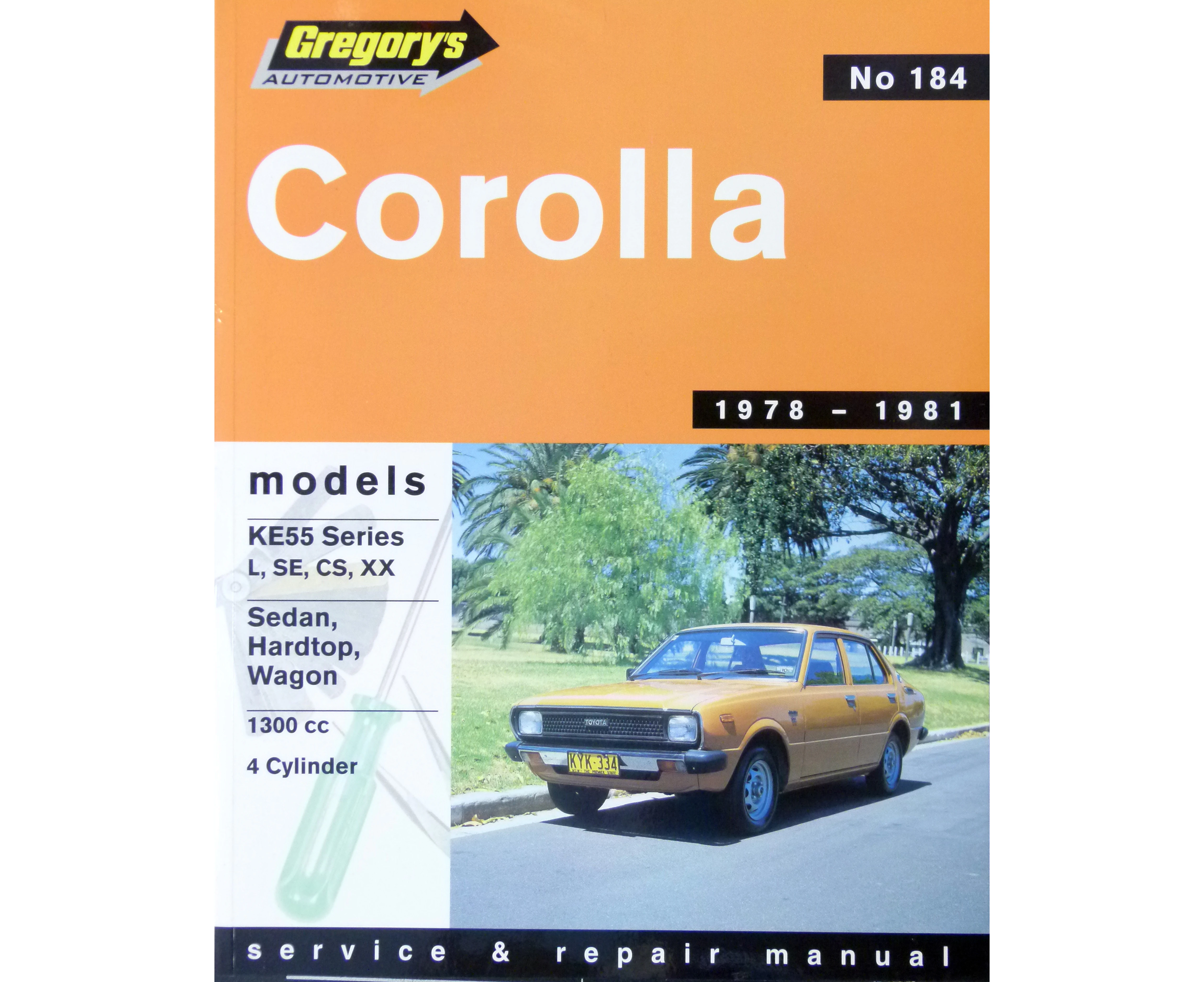 Toyota Corolla KE55 1978-1981 Repair Manual | Toyota Corolla  Service & Repair Workshop Manual