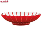 Guzzini 37.5cm Grace Centrepiece/Fruit Bowl - Clear Red/White