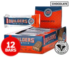 12 x CLIF Builders Protein Bars Chocolate 68g