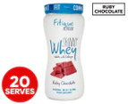 Fitique Nutrition Skinny Whey Isolate + Collagen Protein Powder - Ruby Chocolate 500g