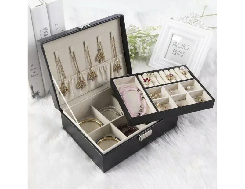 Black Jewellery Storage Box