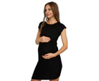 Lilly & Me Maternity Dress - Black