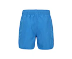 Mountain Warehouse Panama Kids Swim Shorts Adjustable Swimming Trunks Boys Girls - Corn Blue