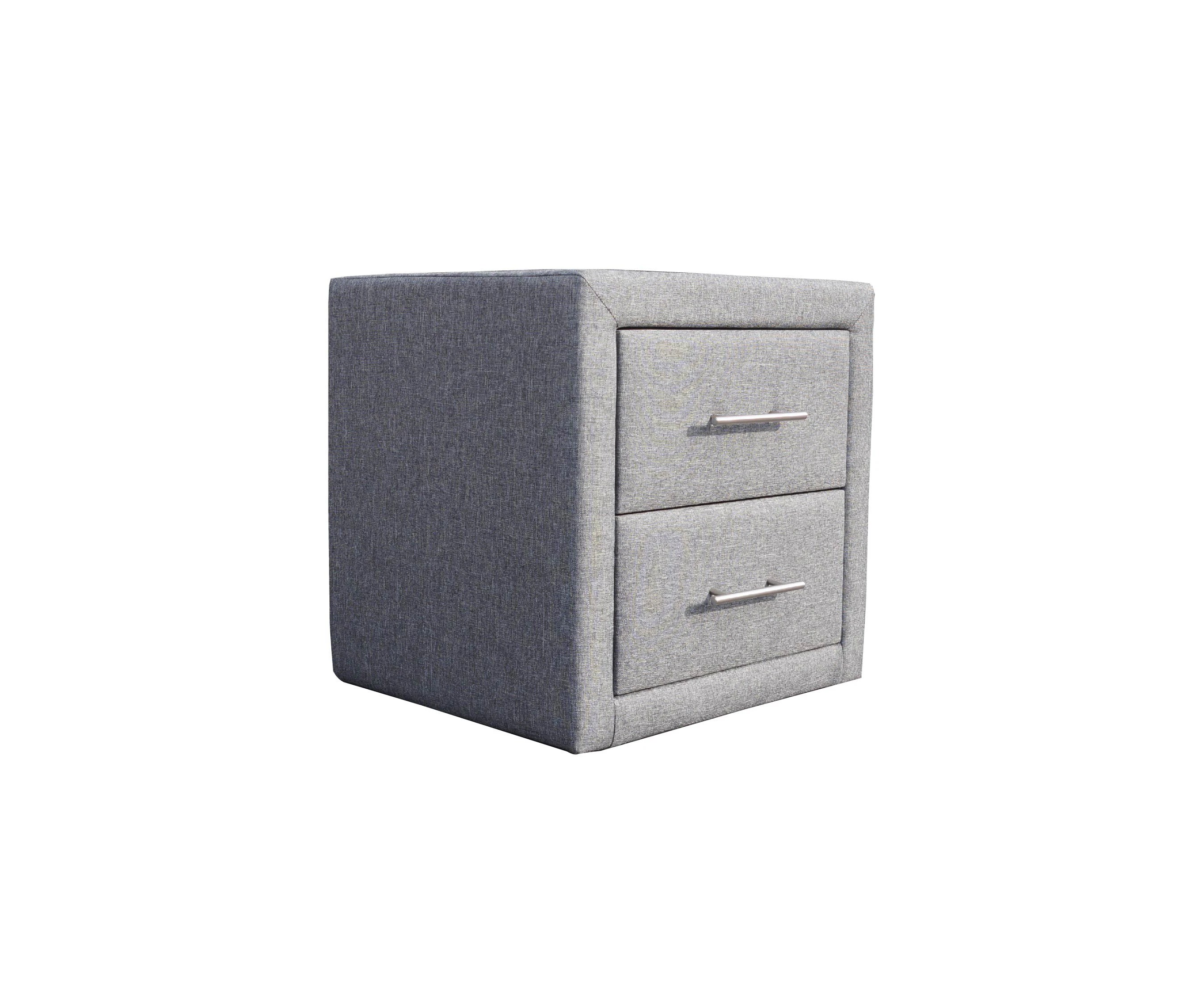 Henry Linen Fabric Bedside Table