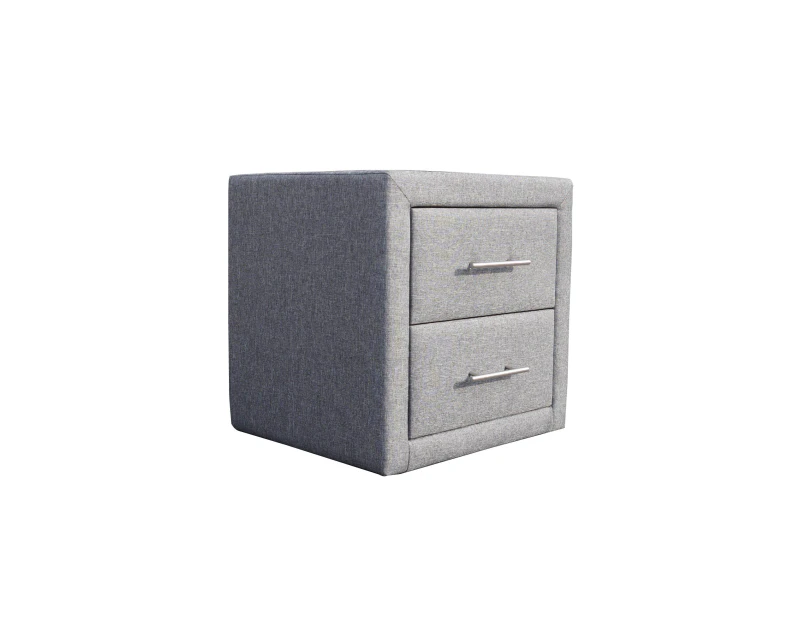 Henry Linen Fabric Bedside Table