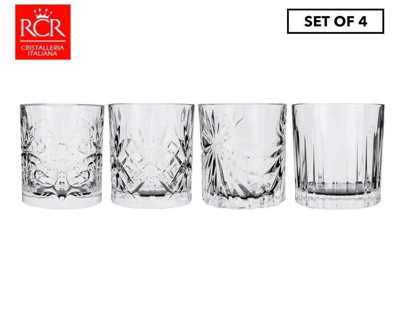 RCR Set of 4  Mixology Bicchieri Tumblers