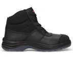KingGee Men's Tradie Side Zip Work Boots - Black
