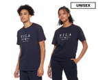 Fila Unisex Premium Heritage Tee / T-Shirt / Tshirt - New Navy
