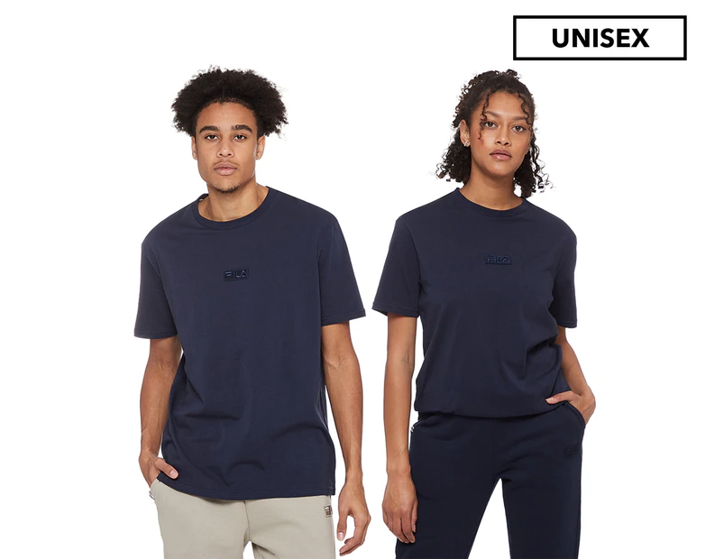 Fila Unisex UC2.Zero Premium Cotton Tee / T-Shirt / Tshirt - New Navy