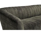 Ace 3 Seater Sofa Velvet Charcoal