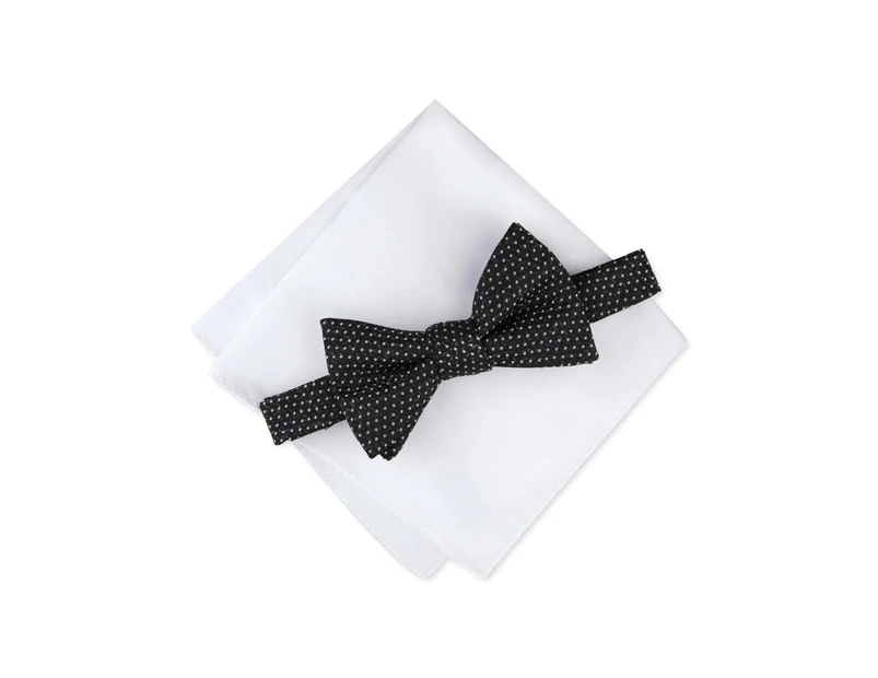 Alfani Men's Ties - Bow Tie - Black/White