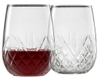 Set of 6 Ecology 490mL Carmen Stemless Wine Glasses