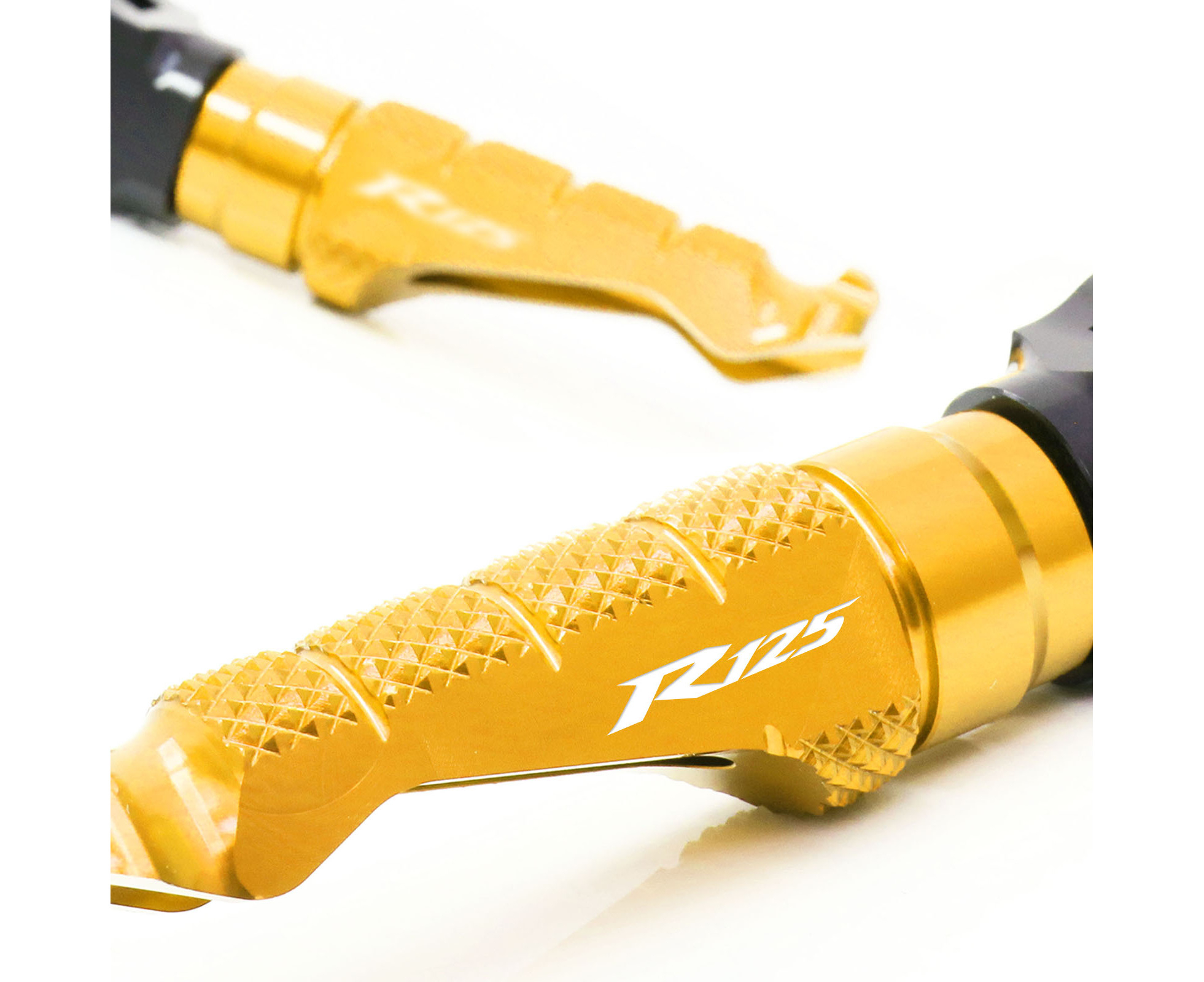 POLE Gold CNC Front Foot Pegs For Yamaha YZF R1 2000-2014 