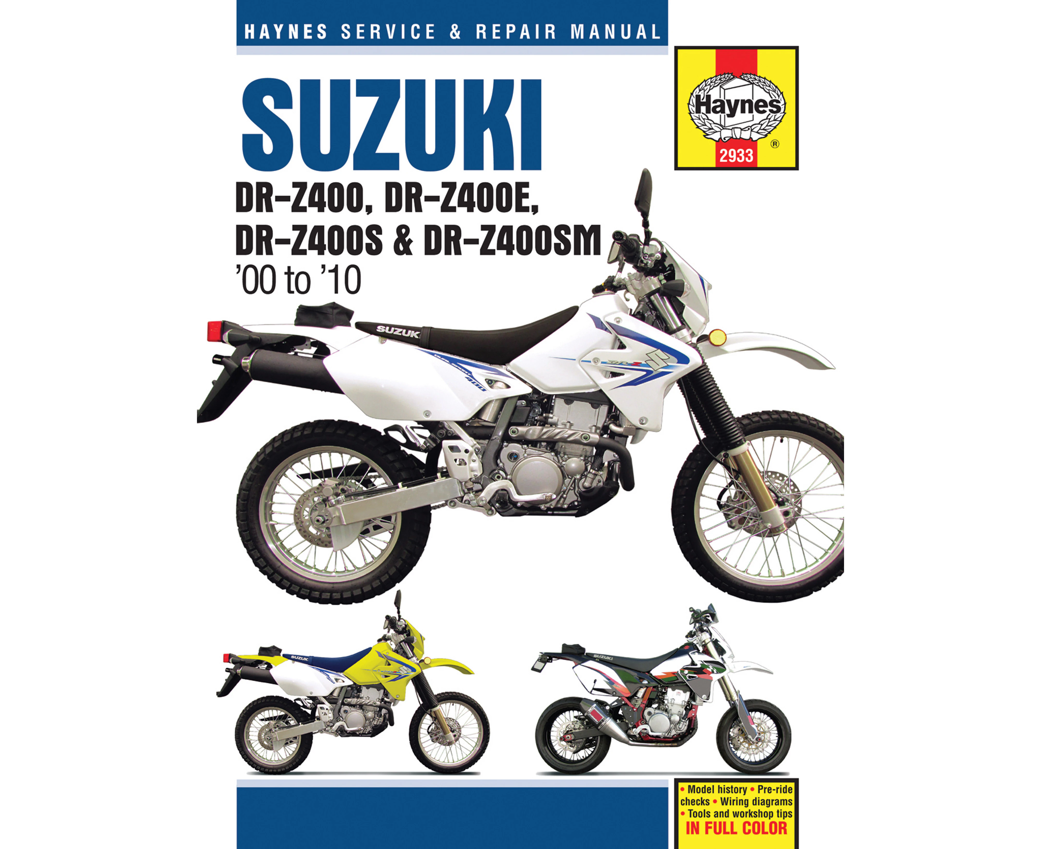 Suzuki DRZ400 DRZ400E DRZ400S  DRZ400SM 00 to 10 by Haynes Publishing