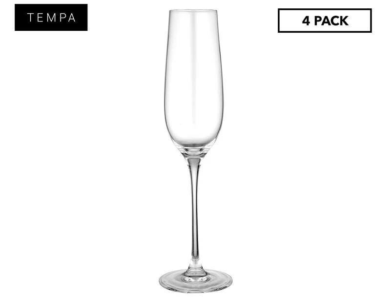 Tempa Quinn 4-Piece Champagne Glass Set