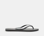 Havaianas Women's Slim Crystal Thongs - Black