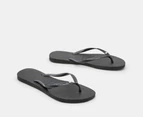 Havaianas Women's Slim Crystal Thongs - Black