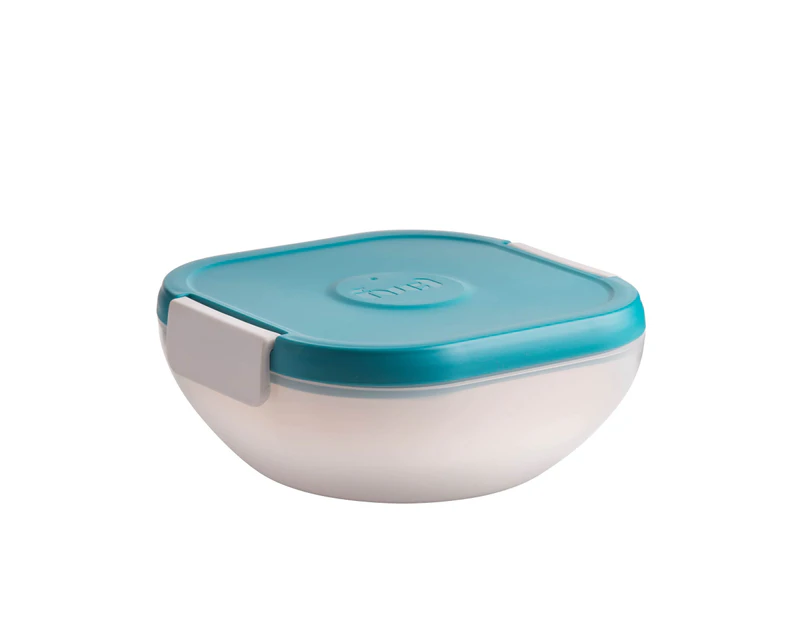 Fuel Salad On The Go Container with Ice Pack Tropical Blue