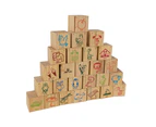 Kids Educational ABC Blocks - 9cm Size