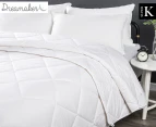 Dreamaker All Season 2-Piece Australian Wool Thermaloft Super King Bed Quilt