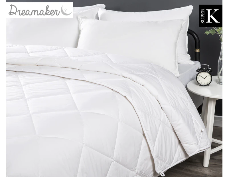 Dreamaker All Season 2-Piece Australian Wool Thermaloft Super King Bed Quilt