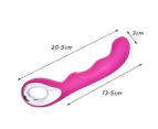 Loop Rabbit Vibrator USB Rechargeable G-Spot Dildo Massager Women Sex Toy Pink - Pink