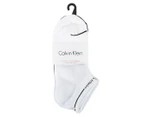 Calvin Klein Women's EU Size 37-41 Cotton Blend Liner Sockettes 3-Pack - Denim Heather Assorted