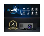 Devanti Portable Video Projector Wifi USB 1000 Lumens HD 1080P Home Theater