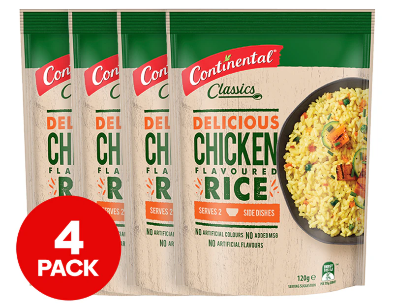 4 x Continental Classic Rice Chicken 120g