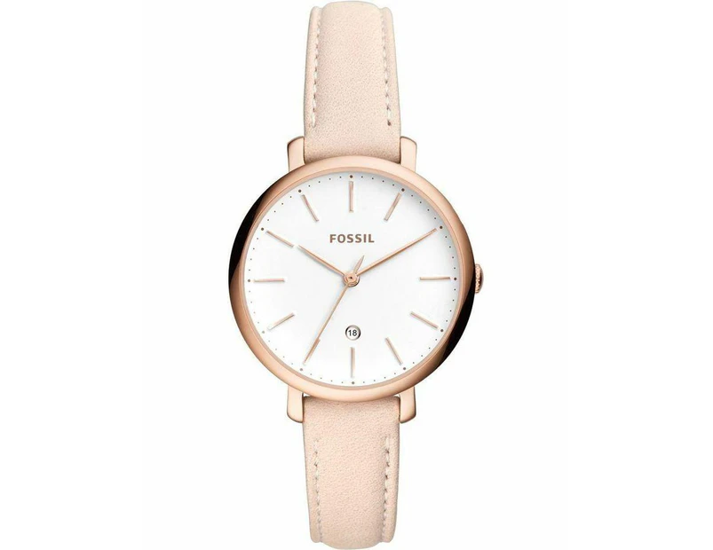 Fossil Jacqueline Es4369 White Dial Womens Watch