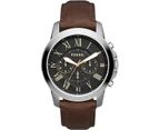 Fossil Men's Leather Watch Model - FS4813