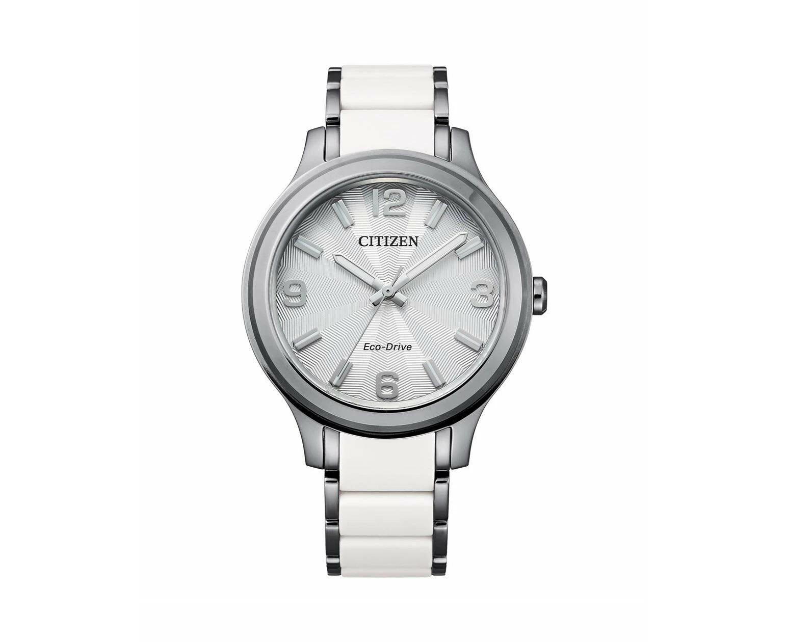 Citizen Ladies Eco-Drive Analog Silver Dial Watch (FE7071-84A)