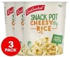 3 x Continental Snack Pot Cheesy Rice 79g 1