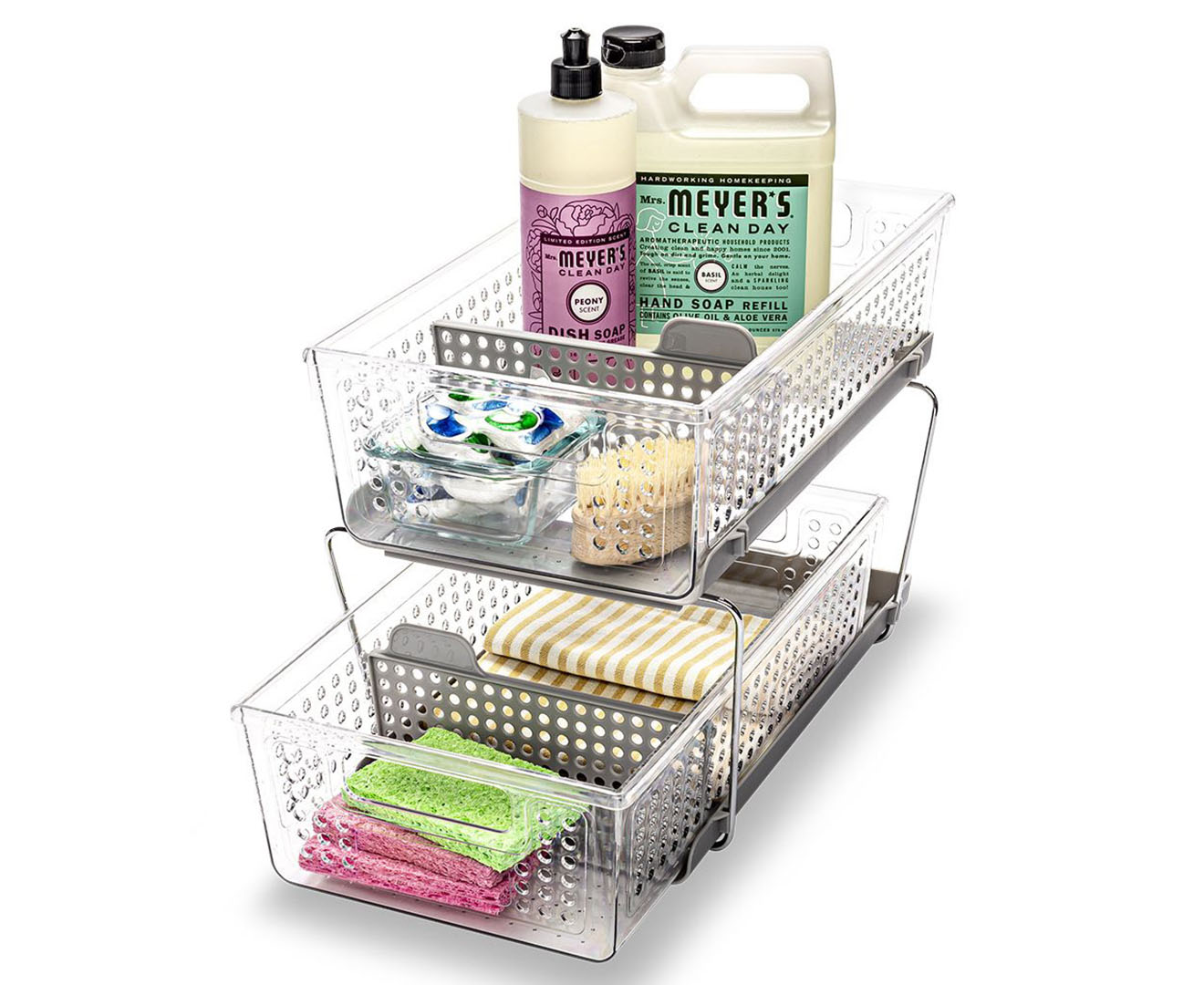 Mini Two Tier Organizer with Dividers