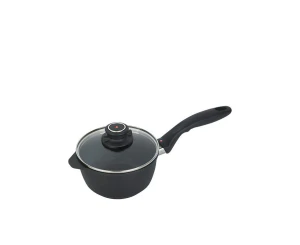 Swiss Diamond XD 1.4 qt Nonstick Saucepan with Glass Lid